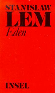 Cover of: Eden by Stanisław Lem