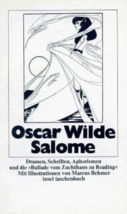 Cover of: Salome. by Oscar Wilde, Marcus Michael Douglas Behmer