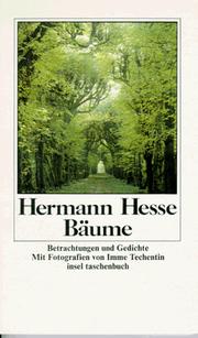 Cover of: Bäume. Betrachtungen und Gedichte. by Hermann Hesse