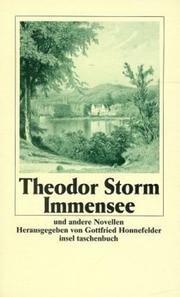 Cover of: Immensee (Insel Taschenbuch)