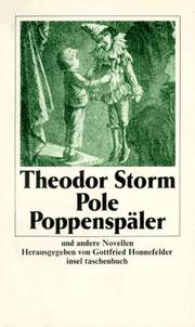 Cover of: Pole Poppenspäler und andere Novellen