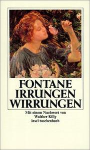 Cover of: Irrungen, Wirrungen by Theodor Fontane