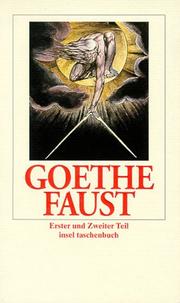 Cover of: Faust. Der Tragödie Erster und Zweiter Teil.