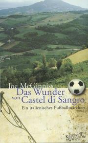 Cover of: Das Wunder von Castel di Sangro. Ein italienisches Fußballmärchen