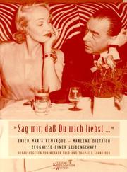 Cover of: Sag mir, daß Du mich liebst. by Werner Fuld, Thomas F. Schneider