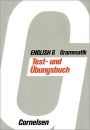 Cover of: English G, Grammatik, Test- und Übungsbuch