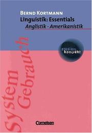 Cover of: Linguistik by Bernd Kortmann