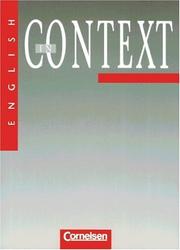 Cover of: English in Context, Schülerbuch by Harald Beck, Dietrich Dross, Rüdiger Hoppe