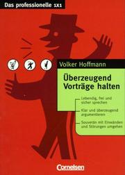 Cover of: Überzeugend Vorträge halten. by Volker Hoffmann