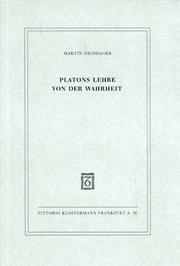 Platons Lehre von der Wahrheit by Martin Heidegger