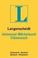 Cover of: Langenscheidts Universal-Wörterbuch, Chinesisch