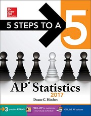 Cover of: 5 Steps to a 5 AP Statistics 2017 by Corey Andreasen, Duane C. Hinders, DeAnna Krause McDonald
