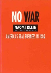 Cover of: No War