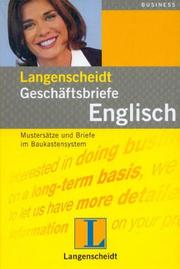 Cover of: Englische Geschaftsbriefe Heute by 