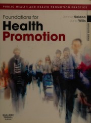 Foundations for health promotion by Jennie Naidoo