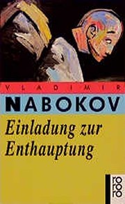 Cover of: Einladung Zur Enthauptung Roman by 