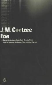 Cover of: Foe by J. M. Coetzee