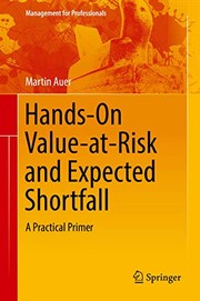 Cover of: Hands-On Value-at-Risk and Expected Shortfall: A Practical Primer