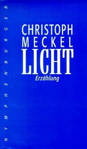 Cover of: Licht by Christoph Meckel