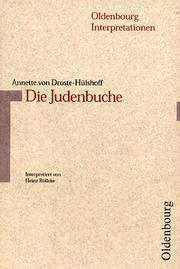 Cover of: Oldenbourg Interpretationen, Bd.33, Die Judenbuche