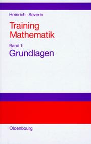 Cover of: Training Mathematik, Bd.1, Grundlagen