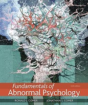 Cover of: Fundamentals of Abnormal Psychology by Ronald J. Comer, Jonathan S. Comer