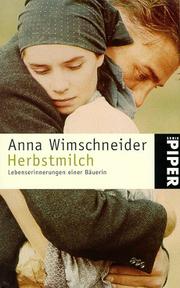 Cover of: Hervstmilch