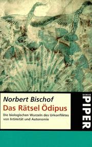 Cover of: Das Rätsel Ödipus.