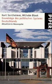 Grundzüge des politischen Systems der neuen Bundesrepublik Deutschland by Kurt Sontheimer