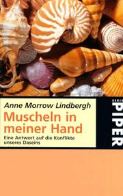 Cover of: Muscheln In Meiner Hand by Anne Morrow Lindbergh