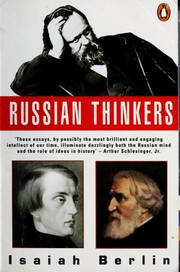 Russian thinkers by Isaiah Berlin
