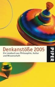 Cover of: DenkanstÃ¶Ãe 2005. by Marianne McDonald