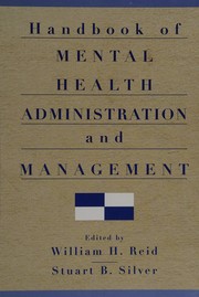 Cover of: Handbook of mental health administration and management