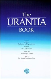 Cover of: The Urantia book