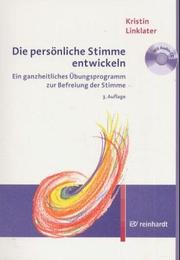 Cover of: Die persönliche Stimme entwickeln, m. Audio-CD