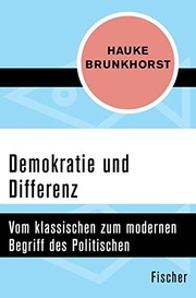 Cover of: Demokratie und Differenz by Hauke Brunkhorst