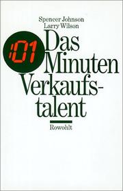 Cover of: Das Minuten - Verkaufstalent. by Spencer Johnson, Larry Wilson