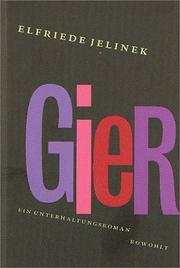 Cover of: Gier by Elfriede Jelinek