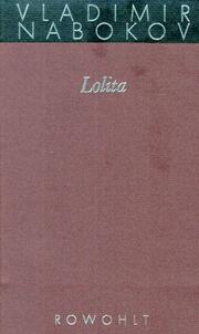 Cover of: Gesammelte Werke 08. Lolita. by Vladimir Nabokov