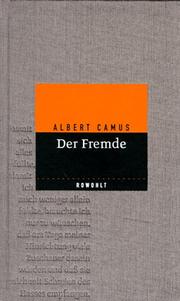 Cover of: Der Fremde. by Albert Camus