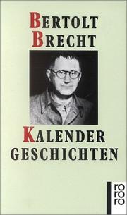 Cover of: Kalendergeschichten