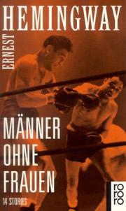 Cover of: Manner Ohne Frauen/Men Without Women by Ernest Hemingway