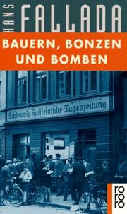 Cover of: Bauern, Bonzen Und Bomben by Hans Fallada