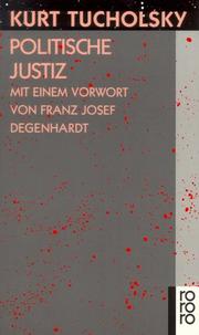 Cover of: Politische Justiz