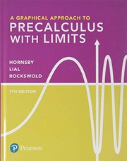 Cover of: A Graphical Approach to Precalculus with Limits