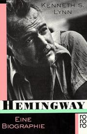 Cover of: Hemingway. Eine Biographie.