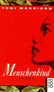 Cover of: Menschenkind by Toni Morrison