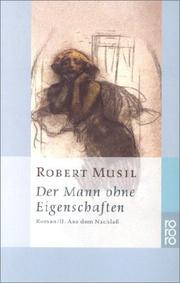 Cover of: Der Mann Ohne Eigenschaften Volume 2