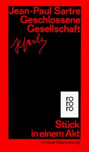 Cover of: Geschlossene Gesellschaft by Jean-Paul Sartre