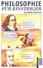 Cover of: Philosophie für Einsteiger.